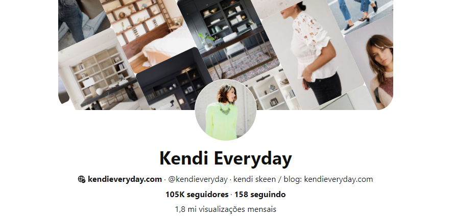 Kendi Everyday - perfis de moda no Pinterest